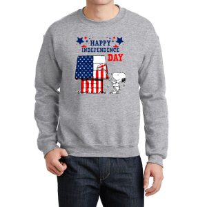 Snoopy Painting The House Happy Independence Day 4th Of July Unisex Hoodie, Sweatshirt, T-Shirt