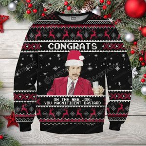 Funny 12 Days Of Christmas You Magnificent Bastard Ugly Christmas Sweater