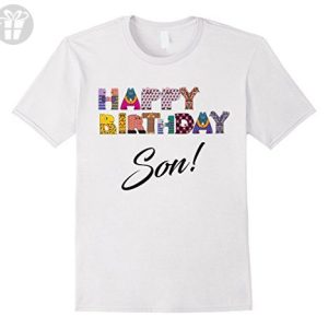 Parttern Happy Birthday Son Gift for Son T-Shirt