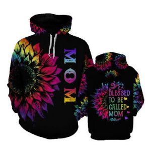 Happy Mothers Day Bless To Be Called Mom Gifts For Mom 3D Hoodie All Over Printed