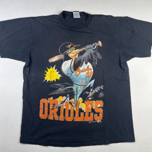 1991 Baltimore Orioles DL Hall’s MLB Debut T-Shirt