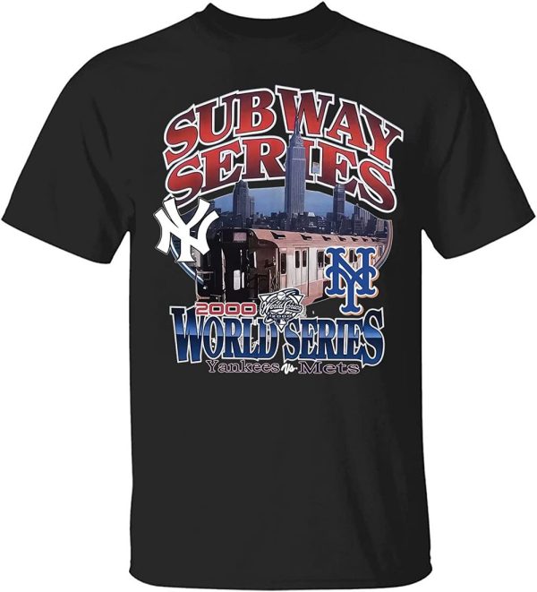 2022 World Series New York Yankees vs Mets SubWay series MLB Champs American T-Shirt