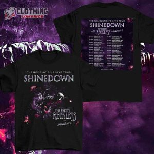 A Symptom of Being Human Shinedown The Revolution’s Live Tour 2022 T-Shirt