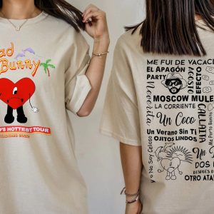 Bad Bunny World’s Hottest Tour Merch Un Verano Sin Ti , Conejo Malo T-Shirt