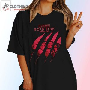 BlackPink Born Pink 2022 World Tour Pink Venom T-Shirt