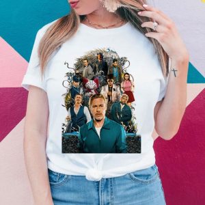 Bullet Train Movie 2022 Brad Pitt, Bad Bunny And The Cast Characters T-Shirt
