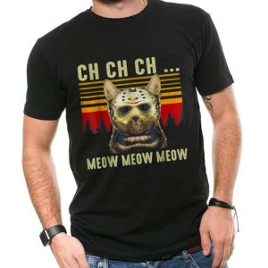 Ch Ch Ch Meow Meow Friday 13th Jason Kitten T-Shirt