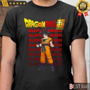 Goku Dragon Ball Super Super Hero 2022 Movie Character T-Shirt