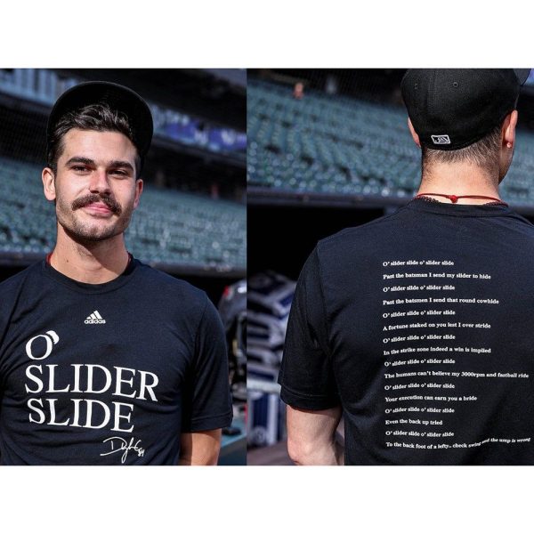 Dylan Cease O Slider Slide With Dylan Cease Signature T-Shirt