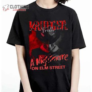 Freddy Krueger A Nightmare On Elm Street 2022 Spirit Halloween T-Shirt