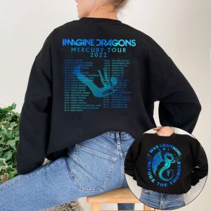 I Was Lighting Before The Thunder T-Shirt Imagine Dragons Mercury Tour 2022 Merch