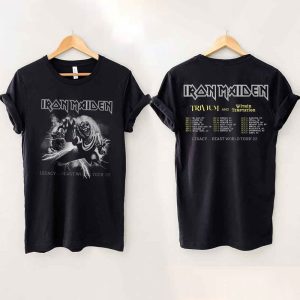 Iron Maiden Legacy Of The Beast World Tour 2022 Trivium and Within Temptation T-Shirt