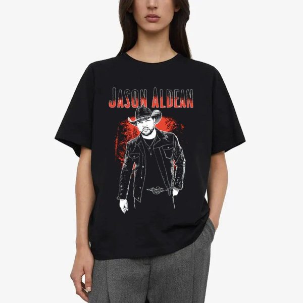 Jason Aldean Rock N Roll Cowboy Tour 2022 Claim To Fame T-Shirt