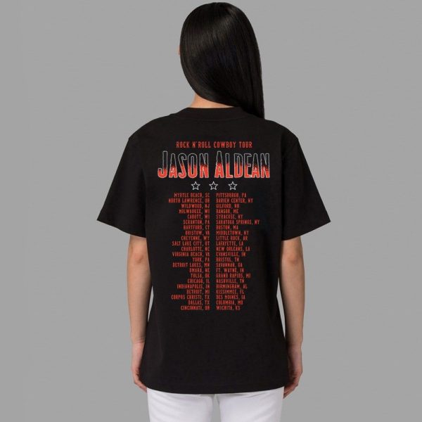 Jason Aldean Rock N Roll Cowboy Tour 2022 Jason Aldean Concert 2022 T-Shirt