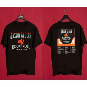 Jason Aldean Setlist 2022 Rock N Roll Cowboy Tour T-Shirt