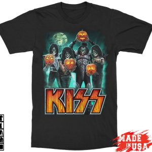Kiss Band Halloween Rock Band Pumpkin T-Shirt