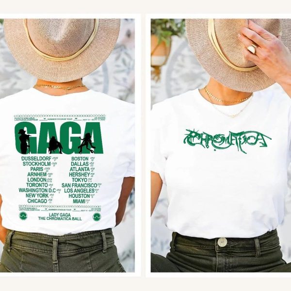 Lady GaGa The Chromatica Ball Tour 2022 Born This Way T-Shirt