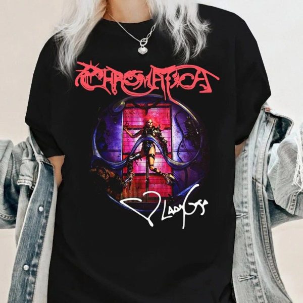 Lady Gaga The Chromatica Ball Tour 2022 Born This Way 2022 Concert T-Shirt