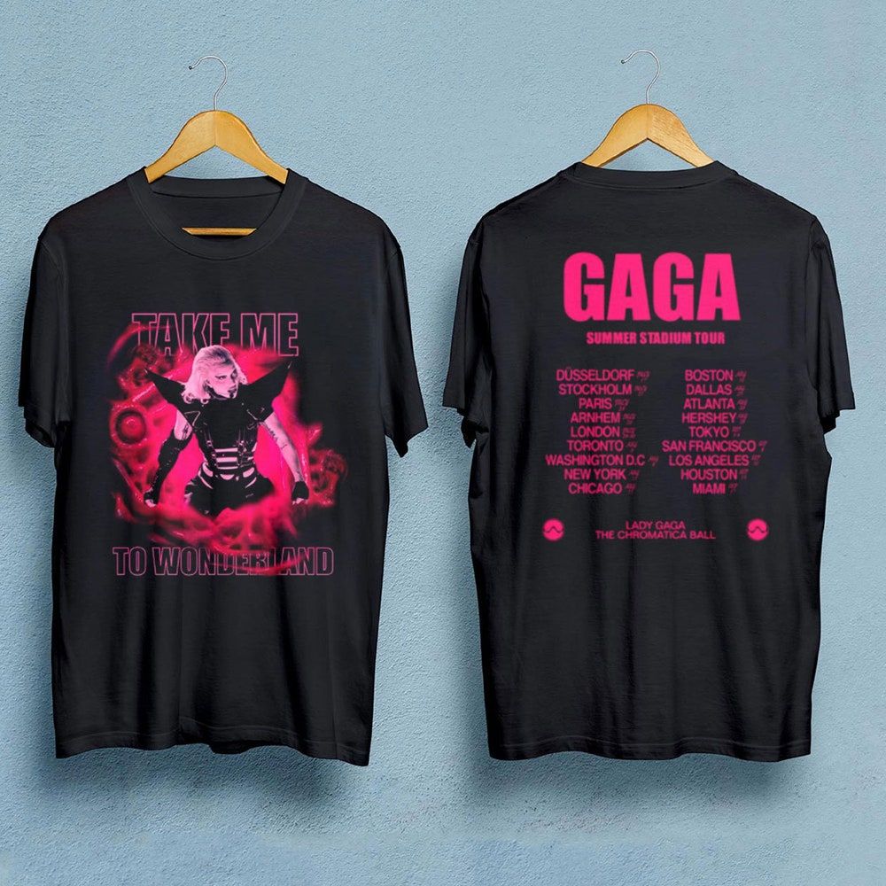 lady gaga chromatica tour t shirt