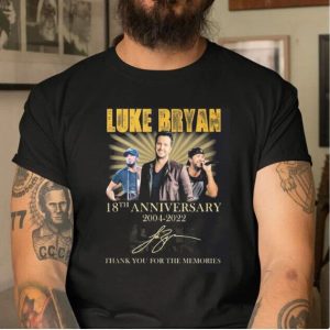 Luke Bryan 18Th Anniversary Luke Bryan Concert 2022 T-Shirt