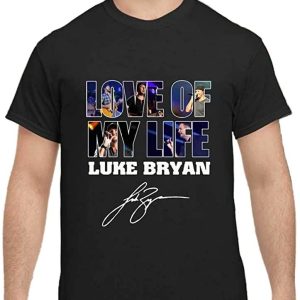 Luke Bryan 2022 Tour Love of My Life Signature T-Shirt