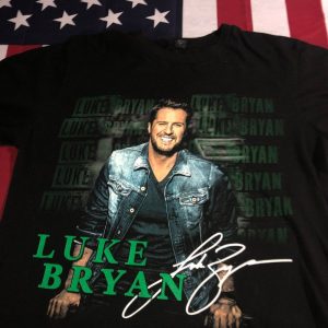 Luke Bryan Raised Up Right Tour 2022 With Signature Contry On T-Shirt