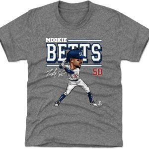 Mookie Betts 50 With Signature T-Shirt