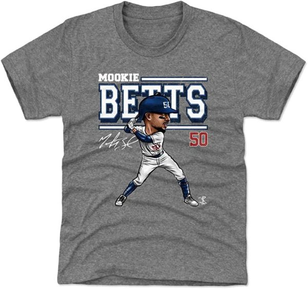 Mookie Betts 50 With Signature T-Shirt