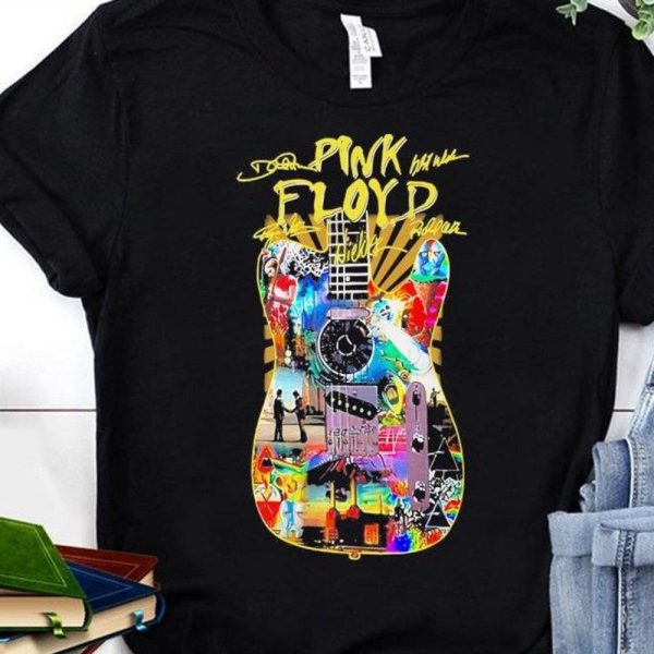 Pink Floyd Band Prismo Dark Essential With Signature T-Shirt