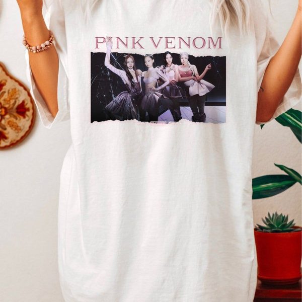 Pink Venom Born Pink World Tour 2022 Black Pink T-Shirt