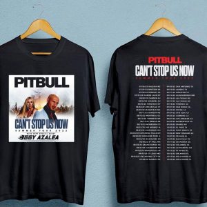 Pitbull Iggy Azalea Cant Stop Us Now Summer Tour Dates 2022 T-Shirt