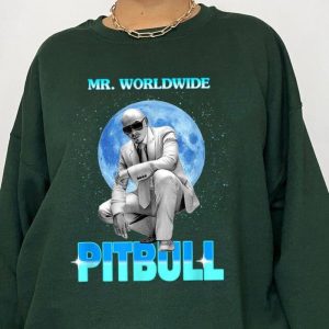 Mr.Worldwide Pitbull Tour 2022 Green Shirt