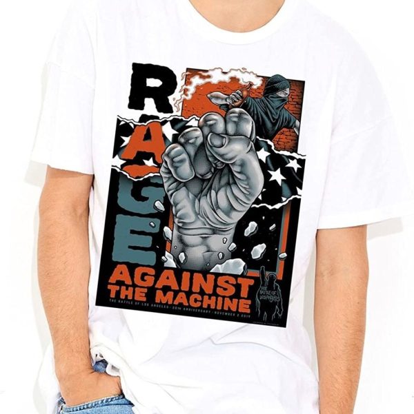 Rage Against The Machine Tour 2022 Merch The Battle of Los Angeles T-Shirt