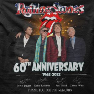 Rolling Stones 60Th Anniversary 2022 Tour Unisex T-Shirt