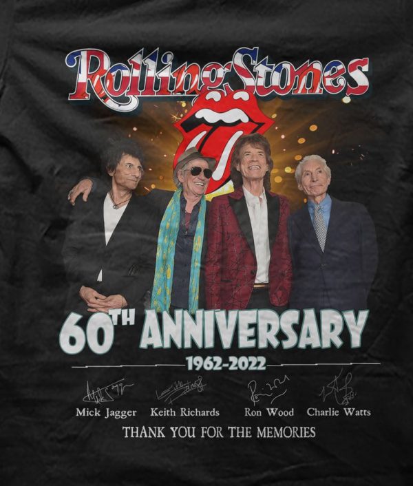 Rolling Stones 60Th Anniversary 2022 Tour Unisex T-Shirt