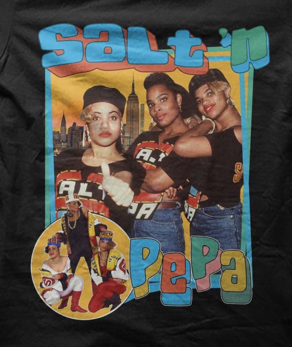 Salt-N-Pepa Hip-Hop Salt, Pepa Dj Spinderella T-Shirt