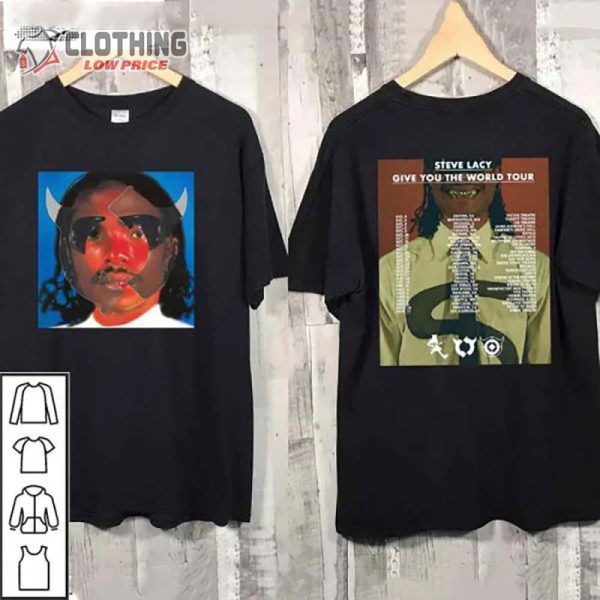 Steve Lacy Merch 2022 Give You The World Tour T-Shirt