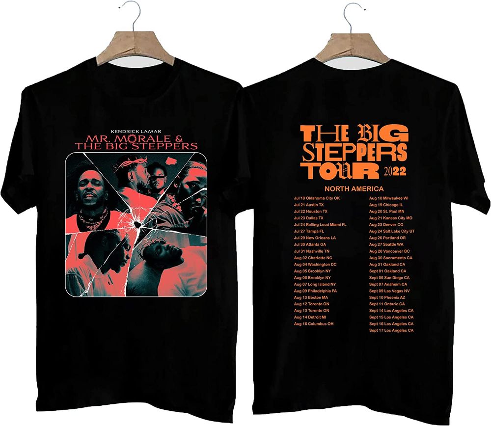 The Big Steppers Tour 2022 Kendrick Lamars Bootleg Unisex T-Shirt