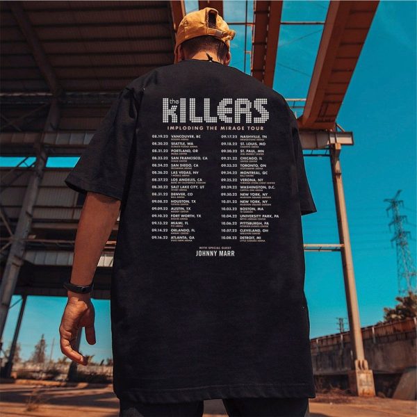 The Killers The Imploding The Mirage Tour 2022 Dates T-Shirt