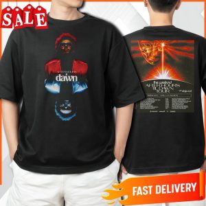 The Weeknd After Hours Til Dawn FM Stadium Tour Both Side Printed T-Shirt