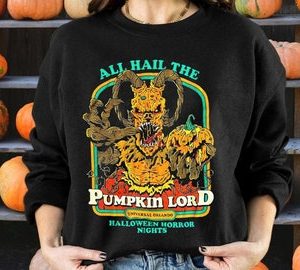 All Hail The Pumpkin Lord Shirt Halloween Horror Nights 2022 T-Shirt