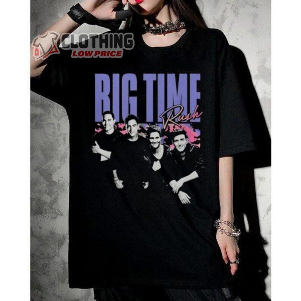 Big Time Rush Forever Tour 2023 Merch, Big Time Rush Tour Latin America Santiago Buenos Aires Sao Paulo T-Shirt