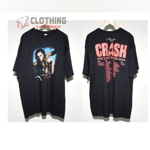 Charli Xcx Crash Tour 2022 Merch Hot In It Charli Xcx Tour T Shirt 1