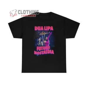 Dua Lipa Lollapalooza 2022 Merch Future Nostalgia Concert Tour 2022 T-Shirt