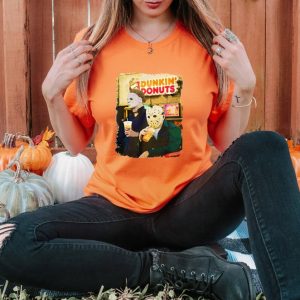 Dunkin Donuts Jason Micheal Myers Halloween 1978 Movie T Shirt 3