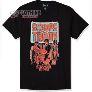 Eddie Munson Shirt Stranger Things Mens Scoop Troop T Shirt