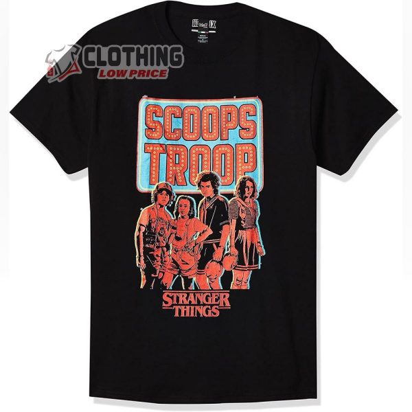 Eddie Munson Shirt Stranger Things Men’s Scoop Troop T-Shirt