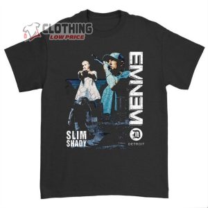 Eminem Curtain Call 2 Merch The Game Black Slim Shady T-Shirt