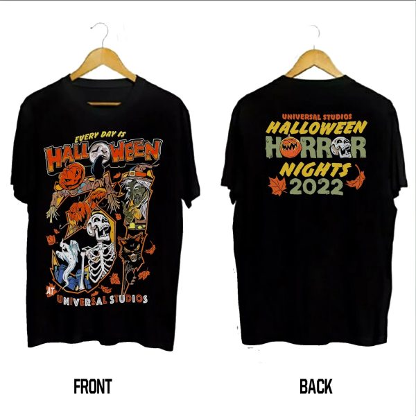 Everyday Is Halloween At Universal Studios Shirt Halloween Horror Nights 2022 October 31st T Shirt 1