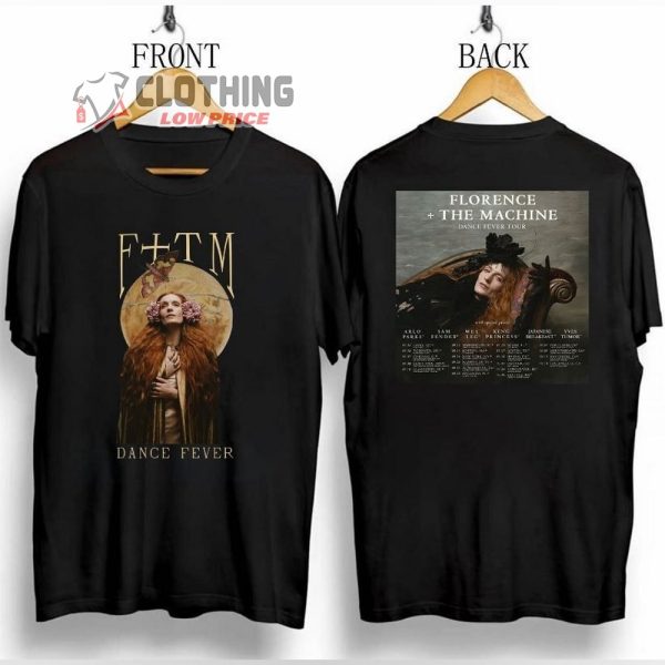 Florence And The Machine Dance Fever Tour 2022 Merch, Florence And The Machine Setlist 2022 T-Shirt